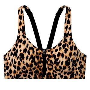 Victoria’s Secret knockout Maximum Support Front Close Sports Bra animal print